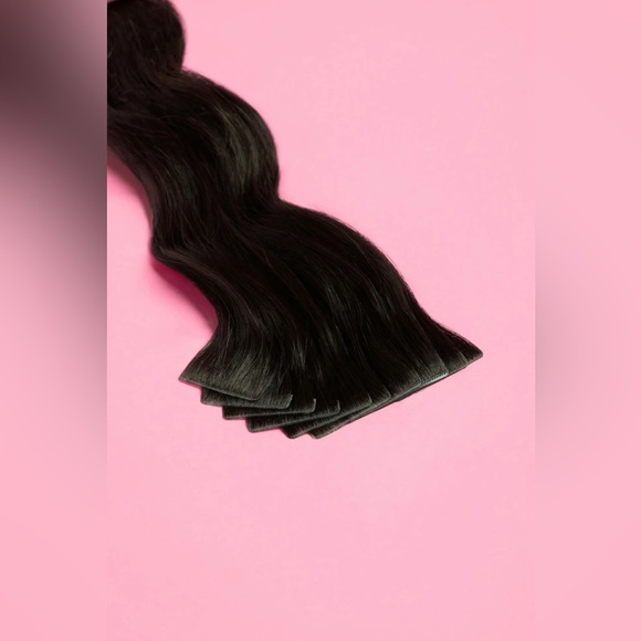 Glam Seamless Invisi Clip In 22" Rooted Vanilla Creme Highlights 23/1001 - Picture 3 of 12